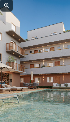 Piscina e área de lazer do Comandatuba Prime